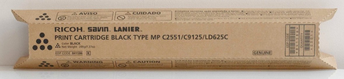 Картридж Ricoh тип MP C2551HE (черный)